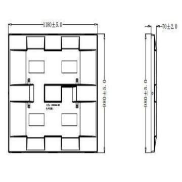軒盛 塑膠包裝箱蓋板，1180X980X70mm 售賣單位：PCS