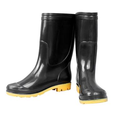 安賽瑞 中筒PVC雨靴，3G00629 黑色 42碼 售賣(mài)規(guī)格：1雙