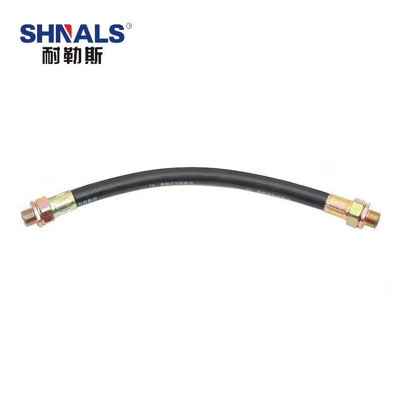 耐勒斯 防爆绕性连接管，RXLJG-SW03 双外丝/管径DN15/接头螺纹4分/长1000mm 售卖规格：1根