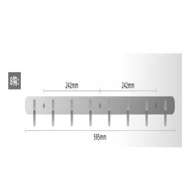MiErDer 不锈钢挂钩，8钩 长595mm 售卖规格：1个