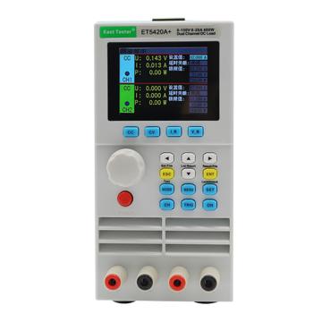 中创 可编程直流电子负载测试仪，ET5420A+ET5420A+ 150V/20A*2/400W 双通道 售卖规格：1台