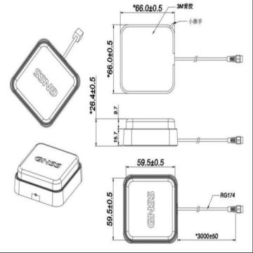 中煤科工 单北斗普精定位天线，SYY-DWTX-BDPJ|卡调终端|KD-MDT-7011 售卖规格：1个