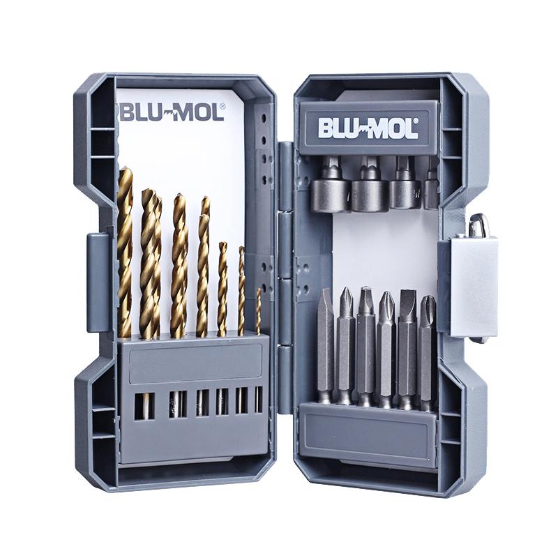 博锋 (BLU-MOL)钻头批嘴套装 24件套，E0100764-GN 售卖规格：24个/套
