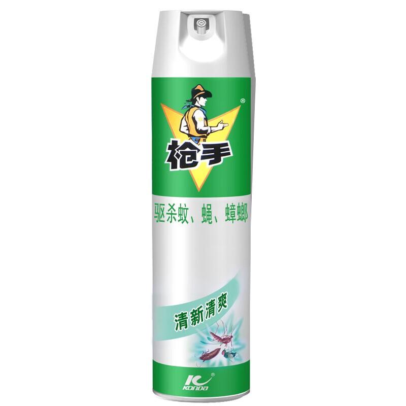 枪手 清新清爽杀虫剂，小骑士600ml/瓶 24瓶/箱 驱杀蚊蝇蟑螂/1箱 售卖规格：24瓶/箱