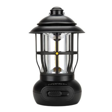 神火/SupFire 營(yíng)地?zé)?/ 地?cái)偀簦琓66-S 黑色 6W 售賣規(guī)格：1個(gè)