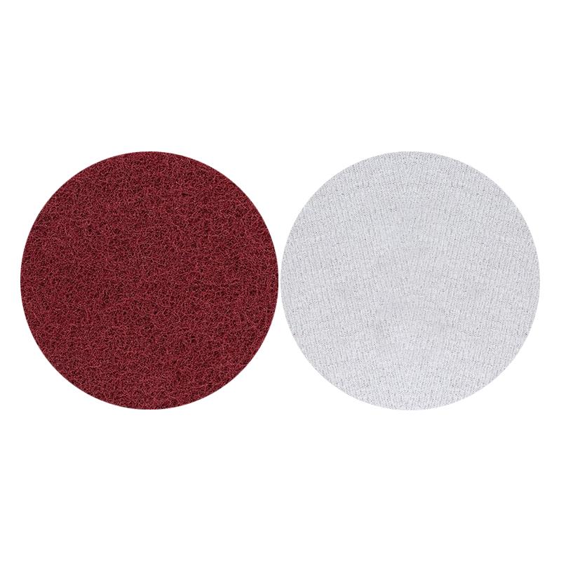 VRK VK-A65加厚植絨百潔布，紅色4寸直徑97mm【400目】 100片 售賣規(guī)格：100片/盒