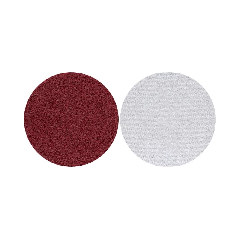 VRK VK-A65加厚植絨百潔布，紅色2寸直徑50mm【400目】 100片 售賣規(guī)格：100片/盒