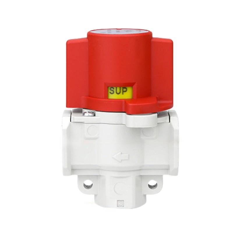 谦华智科 VHS系列气动残压释放手动调压泄气阀，VHS30-02A 进出气孔内丝1/4"-排气孔内丝1/4" 售卖规格：1个