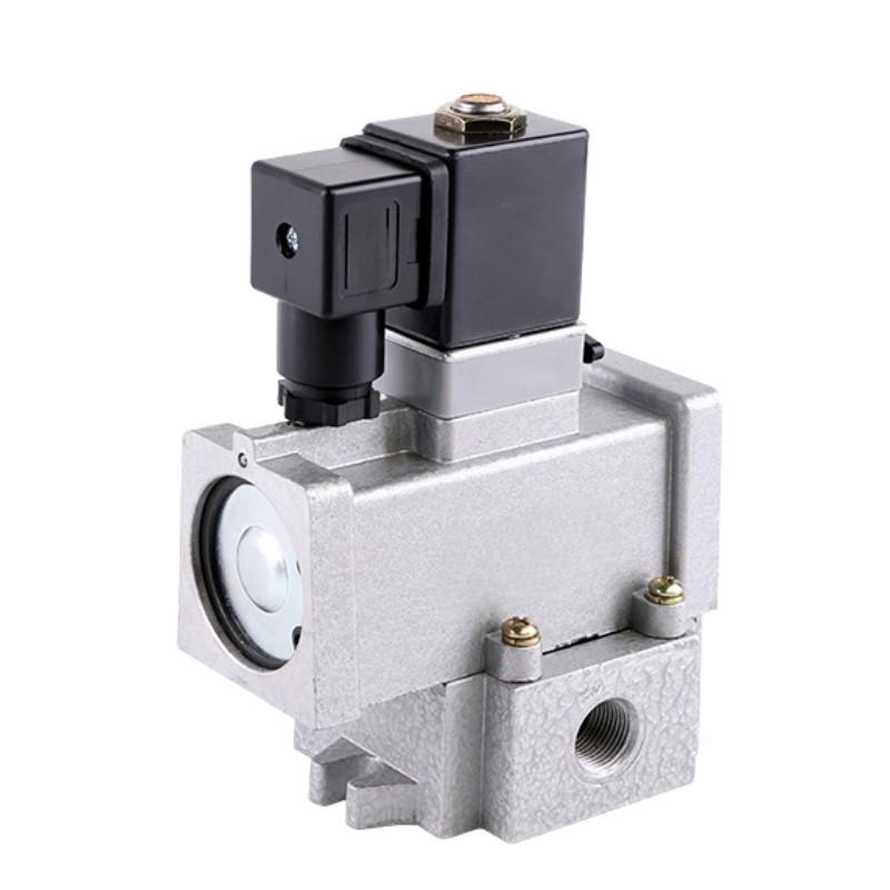 谦华智科 二位三通气动电控换向截止阀，K23JD-8-AC220V 进出气孔内丝1/4"-排气孔内丝1/4"，电压AC220V 售卖规格：1个