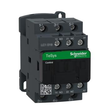 施耐德 TeSys D系列三極交流控制接觸器，LC1D18F7C 18A，110V，三極 售賣規(guī)格：1個