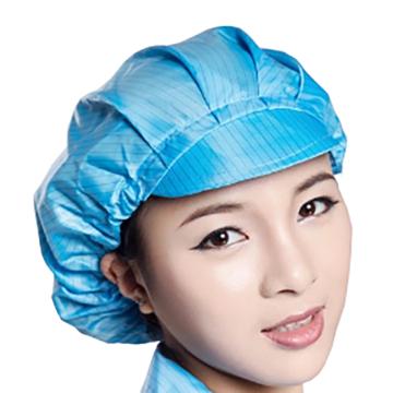 功成獅 條紋防靜電鴨舌帽，GW8077 藍色均碼，10頂/袋 售賣規(guī)格：1頂