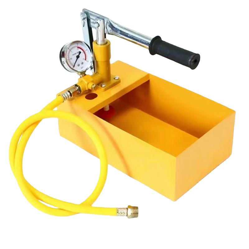 好工邦 手動(dòng)試壓泵測(cè)壓泵 加粗鋁泵體，帶1m軟管螺絲墊片吸水漏嘴  售賣規(guī)格：1臺(tái)