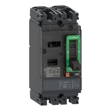 施耐德 NSX直流塑殼斷路器，C16F2TM125 NSX160F 18kA DC 2P 125A TMD 售賣(mài)規(guī)格：1個(gè)