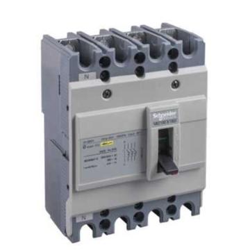 施耐德 NSC塑壳配电保护断路器，NSC60E4060N NSC60E 7.5kA 60A 4P3T 售卖规格：1只