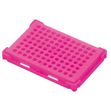 亞速旺/Asone PCR支架T328-96 粉紅色 1盒(主體·蓋子20個)，1-4309-05 售賣規(guī)格：20個/盒