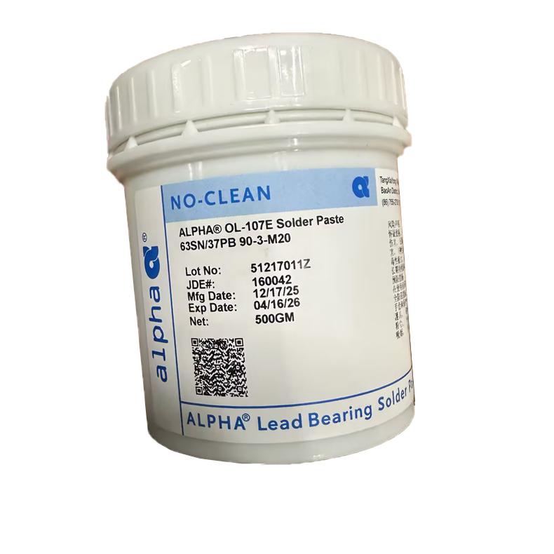 阿爾法 有鉛錫膏，63SN/37PB，500g/瓶，OL-107E 售賣規(guī)格：2瓶/公斤