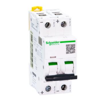 施耐德 直流微型斷路器，A9N18220 iC65N DC 2P C20A 售賣規(guī)格：1個(gè)