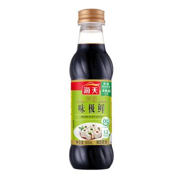 海天 调味品，特级味极鲜酱油500ml 售卖规格：1瓶