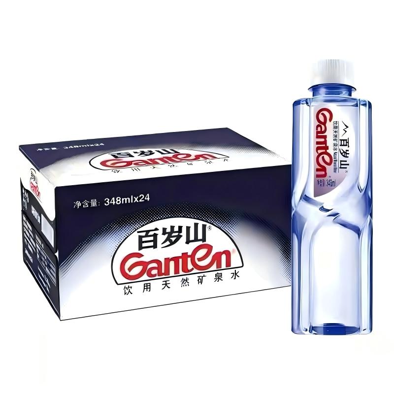 景田 百岁山，348ml* 售卖规格：24瓶/箱