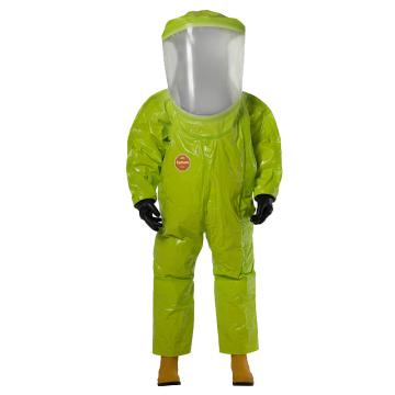 杜邦/DuPont 防化服，Tychem TK554T,L 欧标1类，全封闭内置式连体气密服 黄色 售卖规格：1件