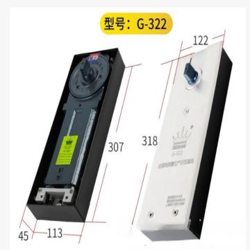 皇冠 地弹簧 门宽≤1200mm 定位款，G-322 318*122*45mm 承重190公斤 售卖规格：1个