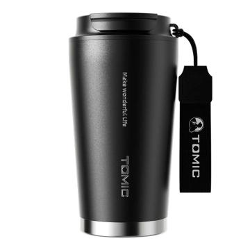 特美刻 不锈钢内胆咖啡杯（实业），TW60212U13 黑色-YN500ml 售卖规格：1个