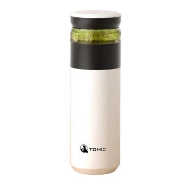特美刻 茶水分离保温杯，TW6002001 黑色盖子+白色杯身520ML 售卖规格：1个