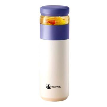 特美刻 茶水分离保温杯，TW6002002 蓝色盖子+白色杯身520ML 售卖规格：1个