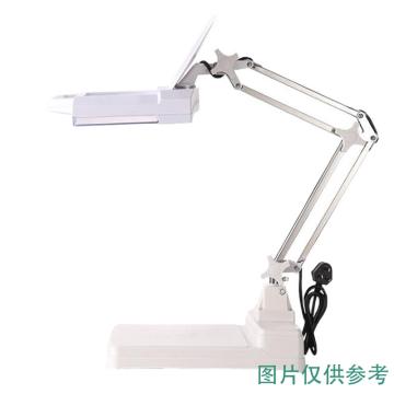 INVOUS 台式方形LED可调放大镜 10X，IS767-84741IS767-84741 售卖规格：1台