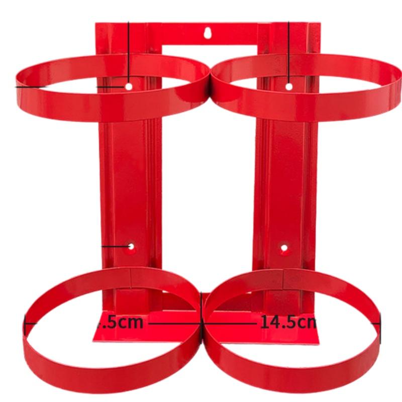 泰锐 泰瑞4kg红色灭火器挂架(双)，A2 4kg灭火器挂架（双） 售卖规格：1个