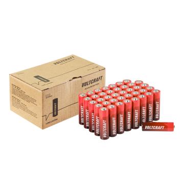沃卡福 5号AA碱性电池，LR6 x 40pc(s)，LR6UP 售卖规格：40个/盒