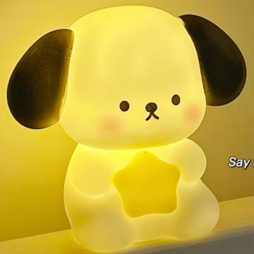 功成狮 儿童发光玩具，GUFD1014 星星狗，高约9cm，带电池 售卖规格：1个