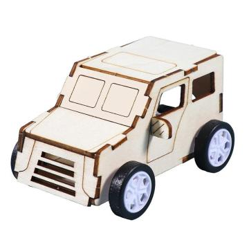 功成狮 diy科技小制作模型，GUFD1010 弹簧拉线车 10×5×7cm 售卖规格：1个