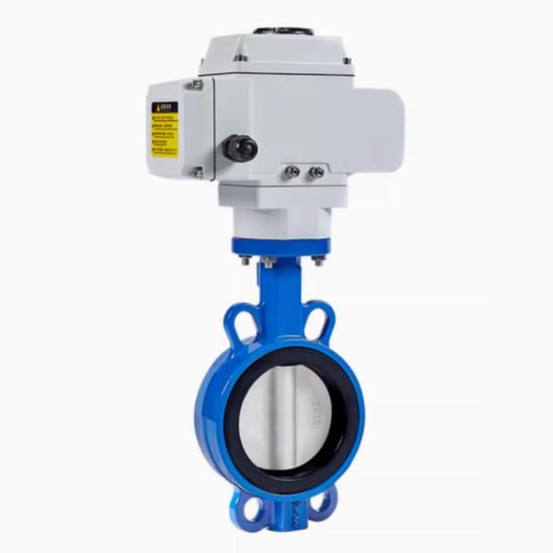 天虹阀门 D971XP-16Q-DN450电动软密封对夹蝶阀(220V/380V默认220)-304不锈钢阀门，D971XP-16Q-DN450 售卖规格：1台