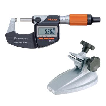 三丰 高精度数显千分尺含台架促销套装 0-25mm*0.001，293-140-40+156-101-10 不含第三方检测 售卖规格：1套