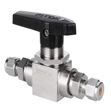 飞托克 球阀 密封PTFE 手动，BFSS-ML10 DN10 PN16 卡套连接 直通 售卖规格：1个