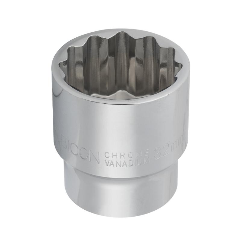 罗宾汉/RUBICON (1/2"Dr)12角套筒32mm，RHS-432. 售卖规格：1个