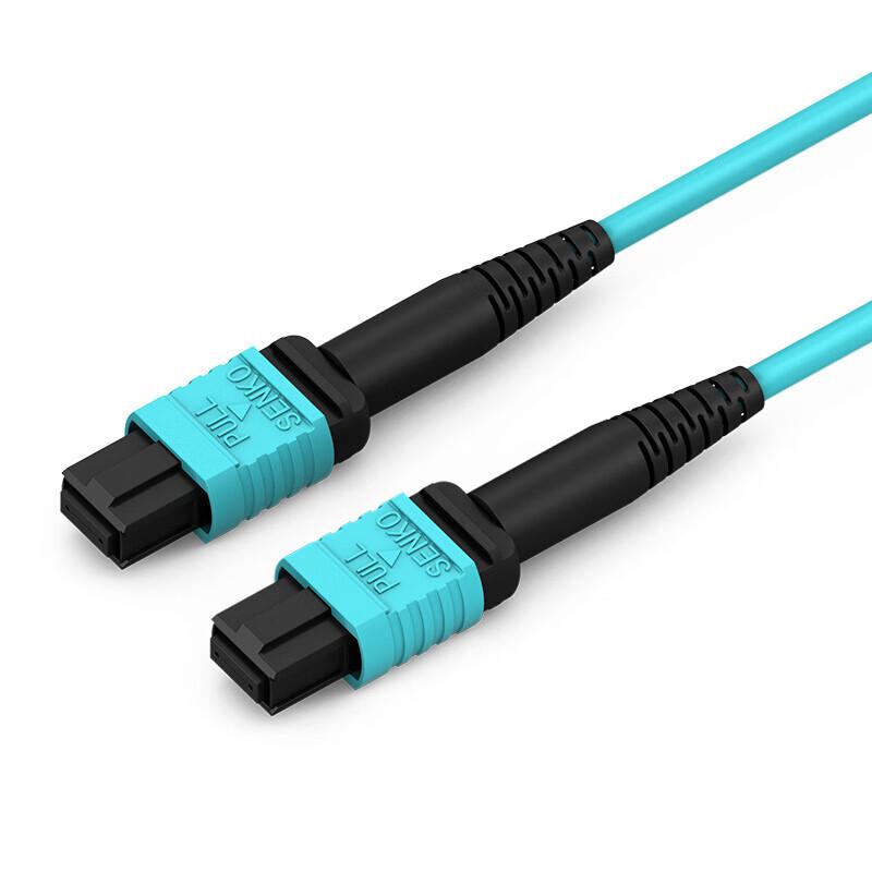 海乐 OM3多模万兆MPO-MPO跳线8芯 40G/100G模块用，MPO-MT8-5M 售卖规格：1根