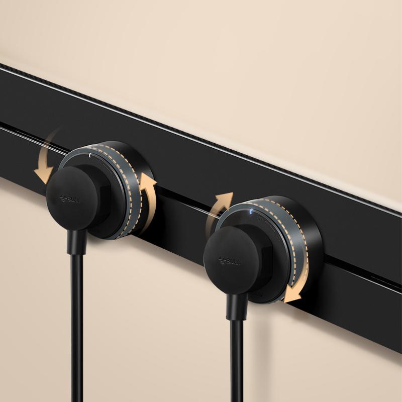 公牛 黑色明装轨道左接线750mm，GN-GQ1左接线750mm 售卖规格：1个