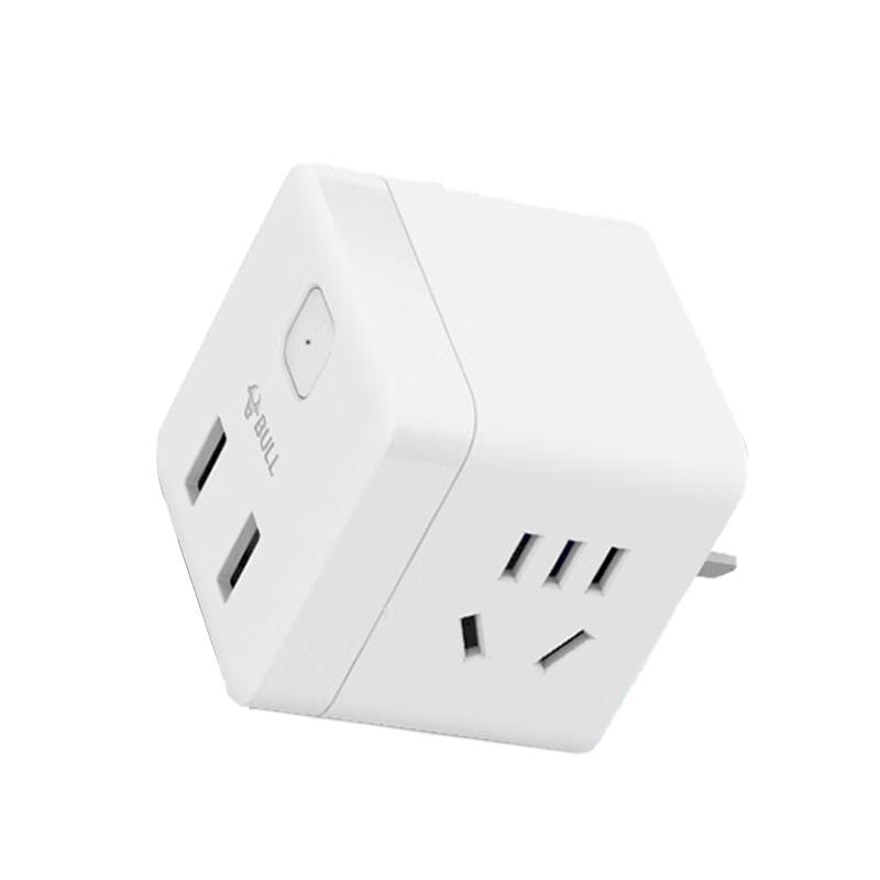 公牛 公牛 小魔方转换器（带电源适配器）2孔+2USB口 无线 GNV-U9B122 个，无线小魔方GNV-U9B122 售卖规格：1个