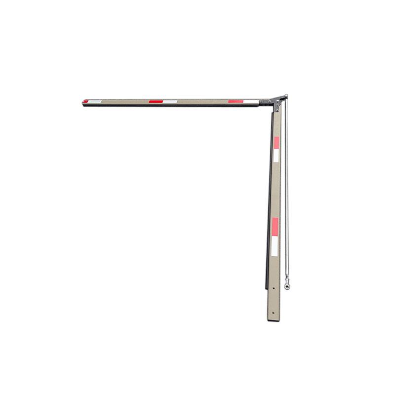 锦安行 扁圆曲臂杆，JCH-QBG-LF2 70*30mm 长5000mm 红白反光膜 铝合金材质 售卖规格：1根