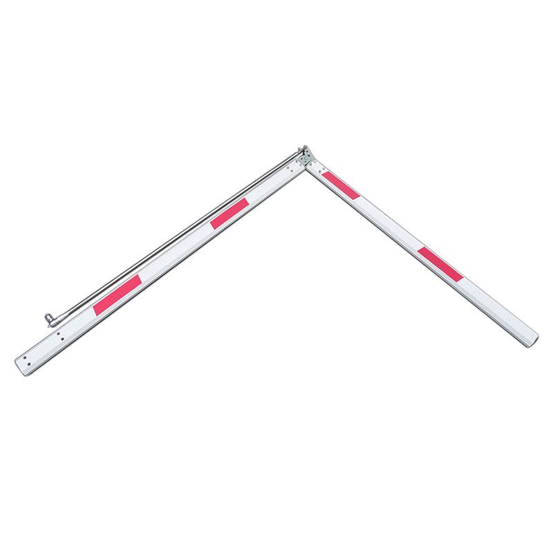 锦安行 八角曲臂杆，JCH-QBG-LF1 红白色 100x45mm 长5000mm 铝合金材质 售卖规格：1根
