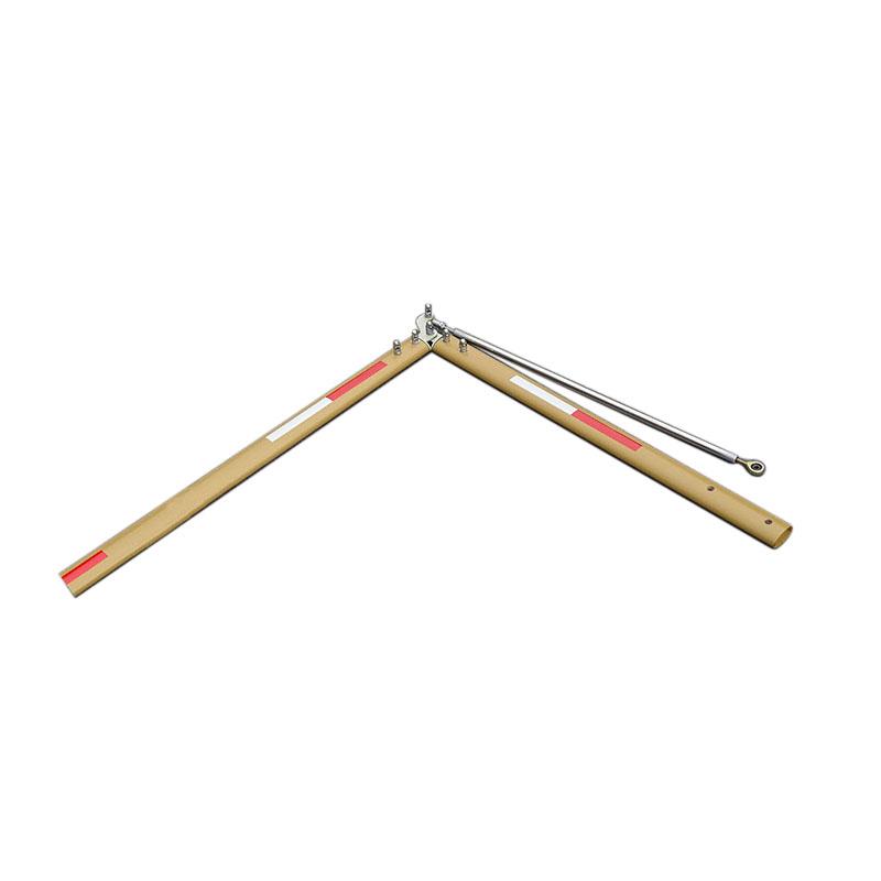 锦安行 椭圆曲臂杆，JCH-QBG-FS1 土黄色 75x40mm 长5000mm 厚度1.0mm 铝合金材质 售卖规格：1根