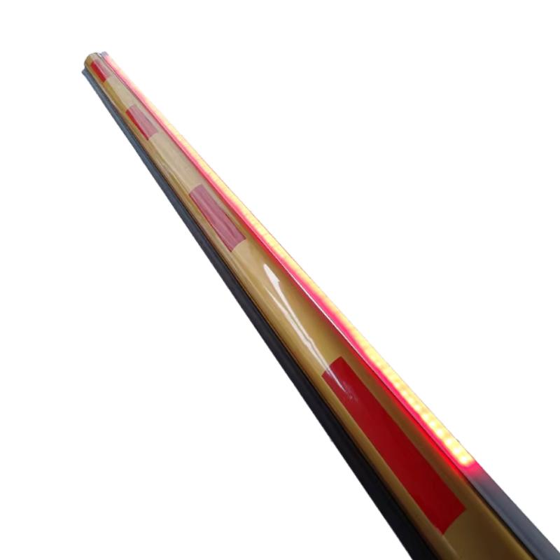 锦安行 道闸杆，JCH-JSYD-4G 3.1-4m 椭圆胶条杆 80*50mm 金色 带灯 售卖规格：1根
