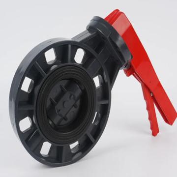 万丰 蝶阀 PN1.6 DN100 PVC-U 灰色，灰色 售卖规格：1个