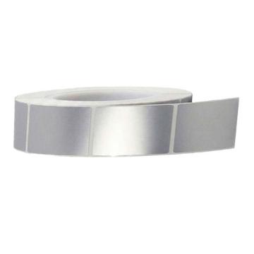 邺码科 亚银PET不干胶标签，小圆角，带撕裂线 白色无尘塑料管芯76mm，46mm*150mm *1000张/卷 竖版 售卖规格：1卷