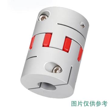 卡威/CareWel 铝合金夹紧式星形弹性联轴器，ZTXL-J外径40mm总长55mm内孔定制范围6至24mm，KMCP0009 售卖规格：1个