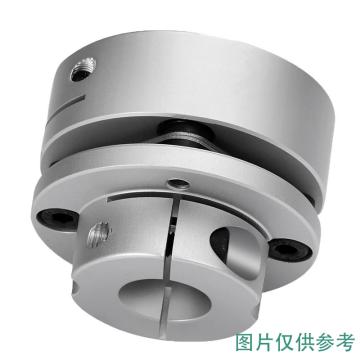 卡威/CareWel 铝合金夹紧式单膜片联轴器，ZTJM-DI外径39mm总长34.5mm内孔定制范围8至15mm，KMCD0014 售卖规格：1个