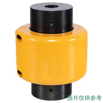 卡威/CareWel GL型滚子链联轴器，GL7F外径158mm总长294.9mm内孔定制范围40至60mm，KMCR0006 售卖规格：1个