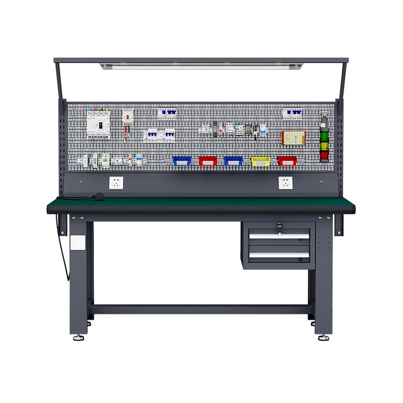 尔迈 电工实训台重型防静电工作台工业灰1800×750×1420mm，EM-DGSXT-03 含安装 售卖规格：1台